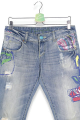 Desigual – blugi – detaliu – second-hand premium