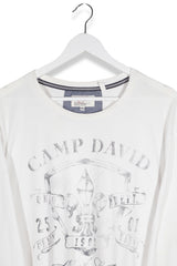 CAMP DAVID Red – bluză – detaliu – second-hand premium