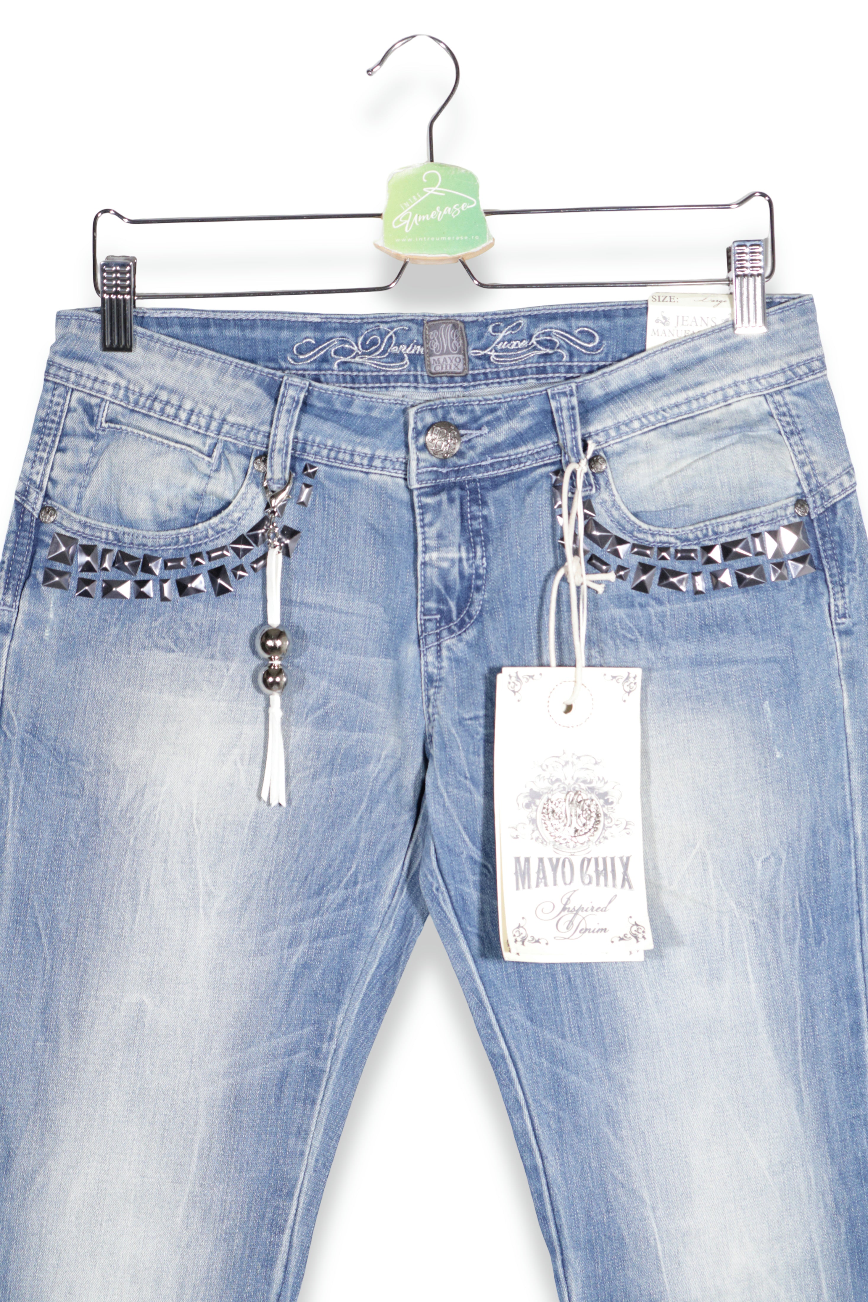 Mayo Chix – blugi – detaliu – second-hand premium