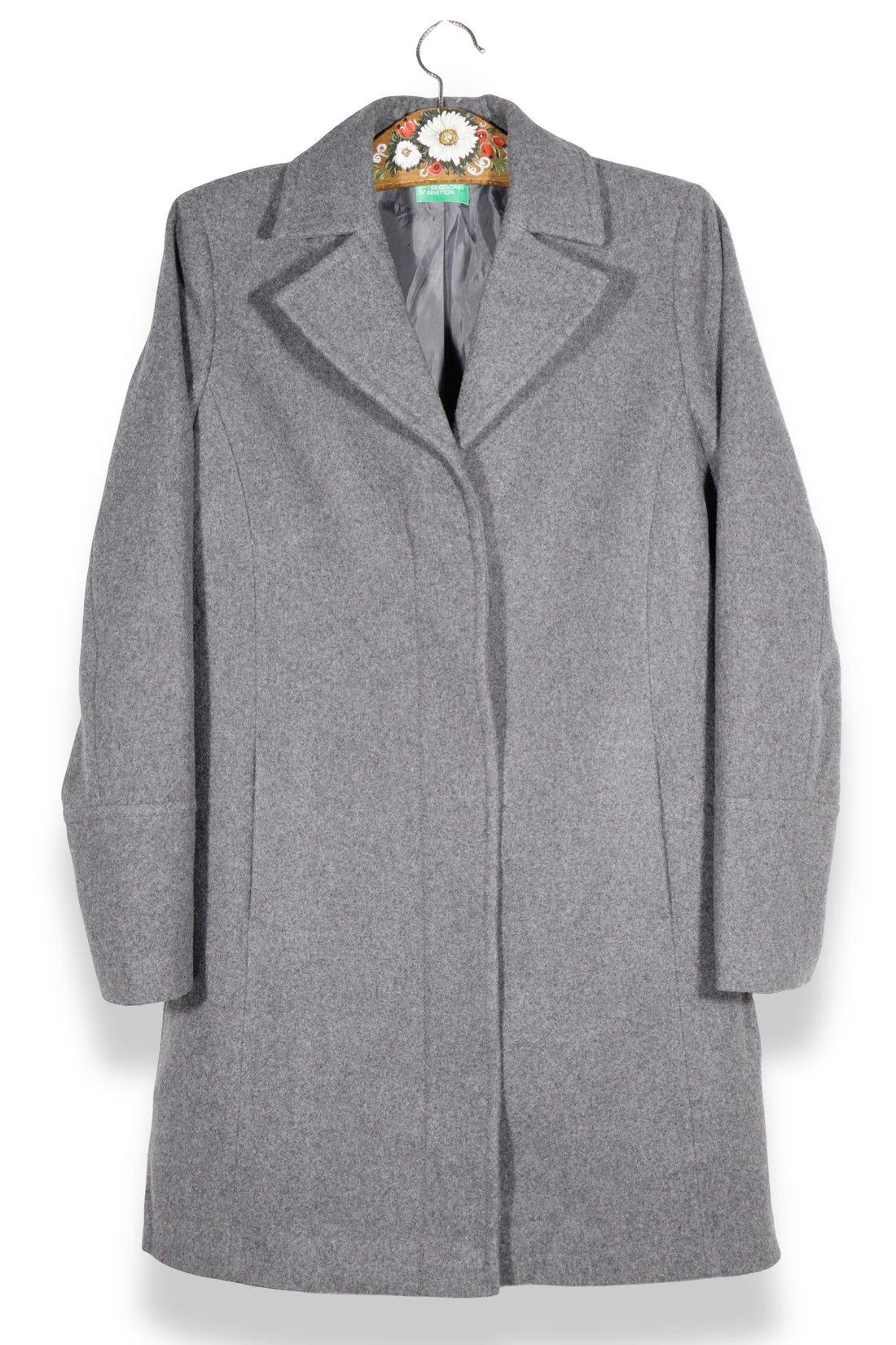 BENETTON – palton – vedere din față – second-hand premium