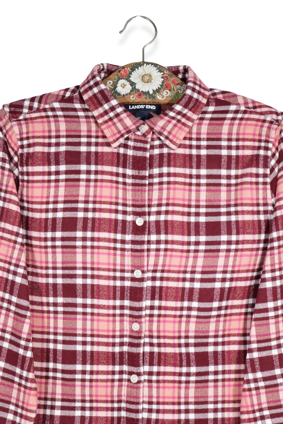 LANDS' END – cămașă – detaliu – second-hand premium