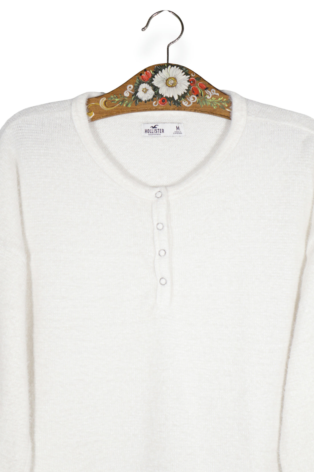 HOLLISTER – bluză – detaliu – second-hand premium