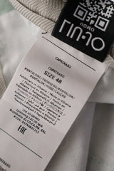 Eticheta marime si compozitie (rotita dreapta) - Pantaloni - Premium chino verde-salvie din bumbac – M – Bărbați