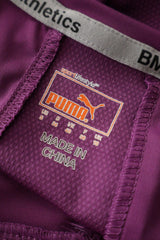 Eticheta marime si compozitie (rotita dreapta) - Tricou - PUMA violet cu croială sport și detalii reflective – S – Femei