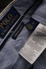 Eticheta marime si compozitie (rotita dreapta) - Pantaloni scurți - Ralph Lauren bej din bumbac twill cu croială clasică – XS – Bărbați