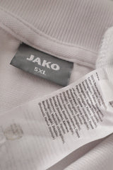 Eticheta marime si compozitie (rotita dreapta) - Tricou - Alte Branduri alb din bumbac cu guler polo – 5XL – Bărbați
