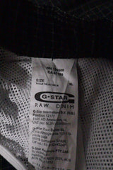 Eticheta marime si compozitie (rotita dreapta) - Pantaloni scurți de baie - G-star negri cu imprimeu caroiat discret – XL – Bărbați