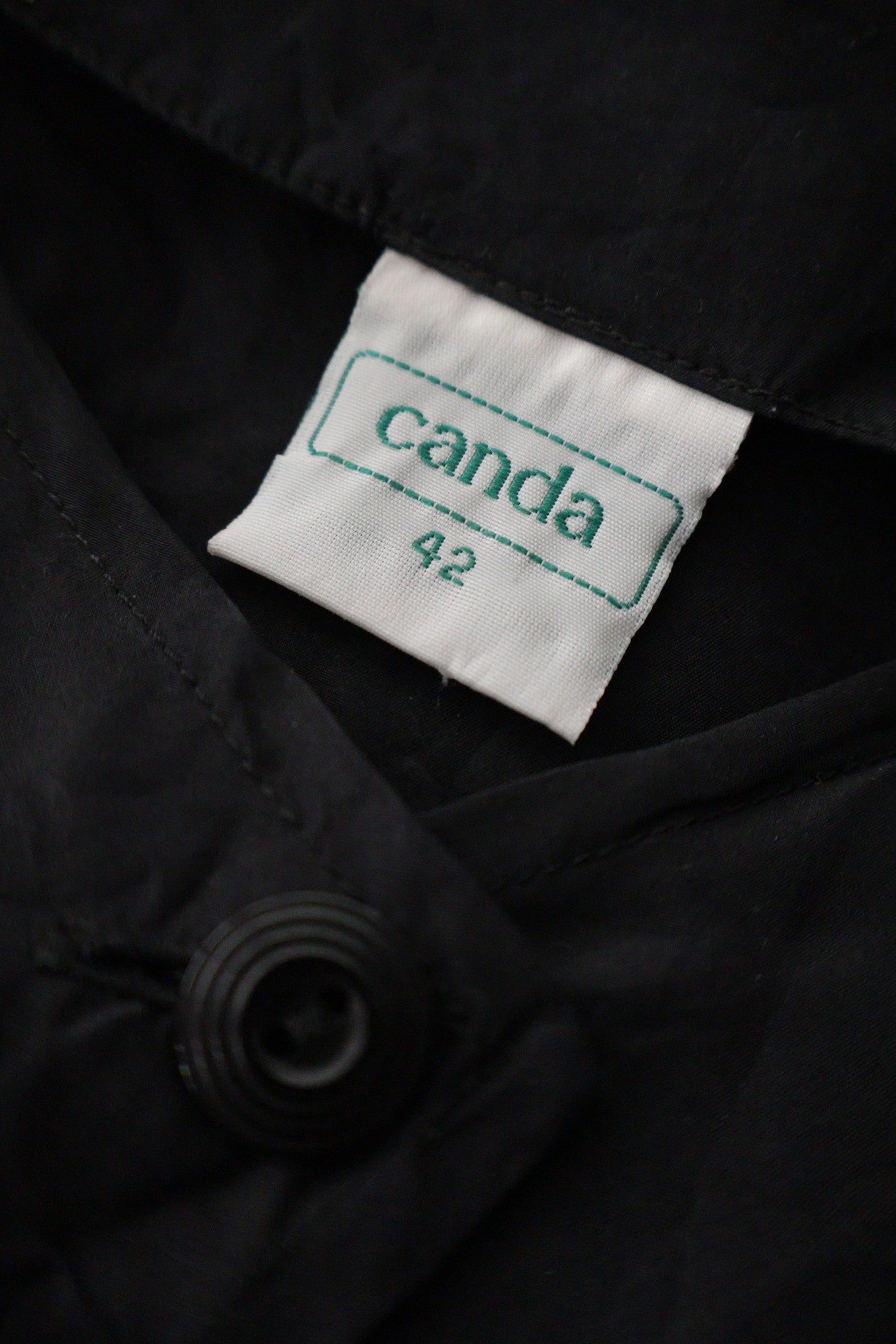 Camasa Canada negru mărime XL etichetă mărime și compoziție second-hand premium