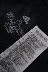 Tricou adidas negru / alb mărime XL etichetă mărime și compoziție second-hand premium