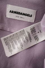 Rochie ARMEDANGELS lila deschis mărime S etichetă mărime și compoziție second-hand premium