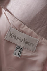 Rochie Victoria Veni roz pudrat mărime M etichetă mărime și compoziție second-hand premium