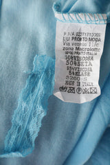 Bluza Lili Pronto Moda albastru deschis mărime S etichetă mărime și compoziție second-hand premium