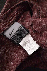 Tricou Nike bordo melanj mărime M etichetă mărime și compoziție second-hand premium