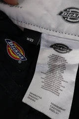 Pantaloni scurti Dickies negru mărime M etichetă mărime și compoziție second-hand premium