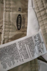 Pantaloni scurti Old Navy bej mărime XL etichetă mărime și compoziție second-hand premium