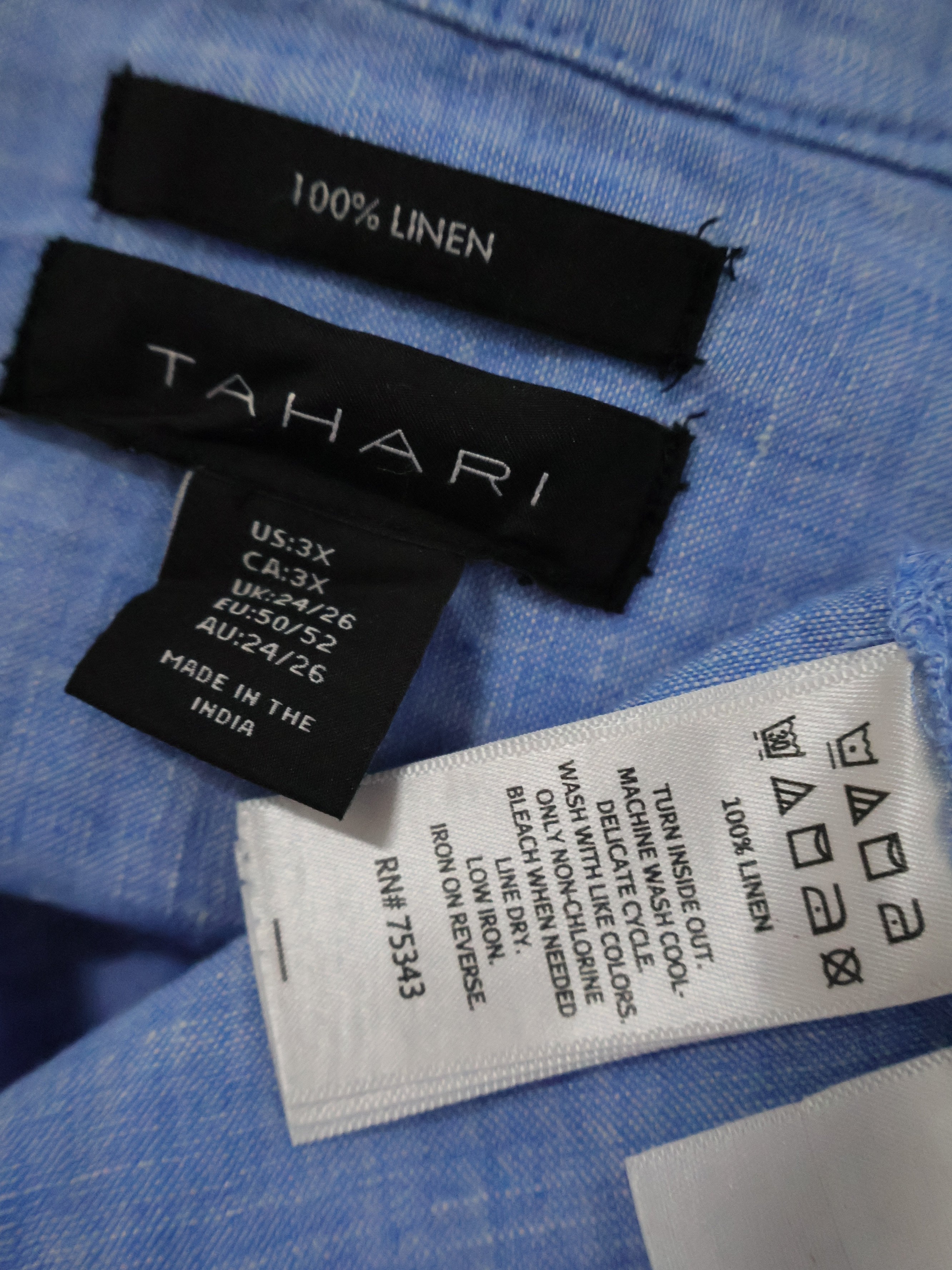 Etichetă compoziție și mărime - Camasa Tahari - 3XL - Femei