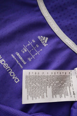 Tricou adidas mov mărime L etichetă mărime și compoziție second-hand premium