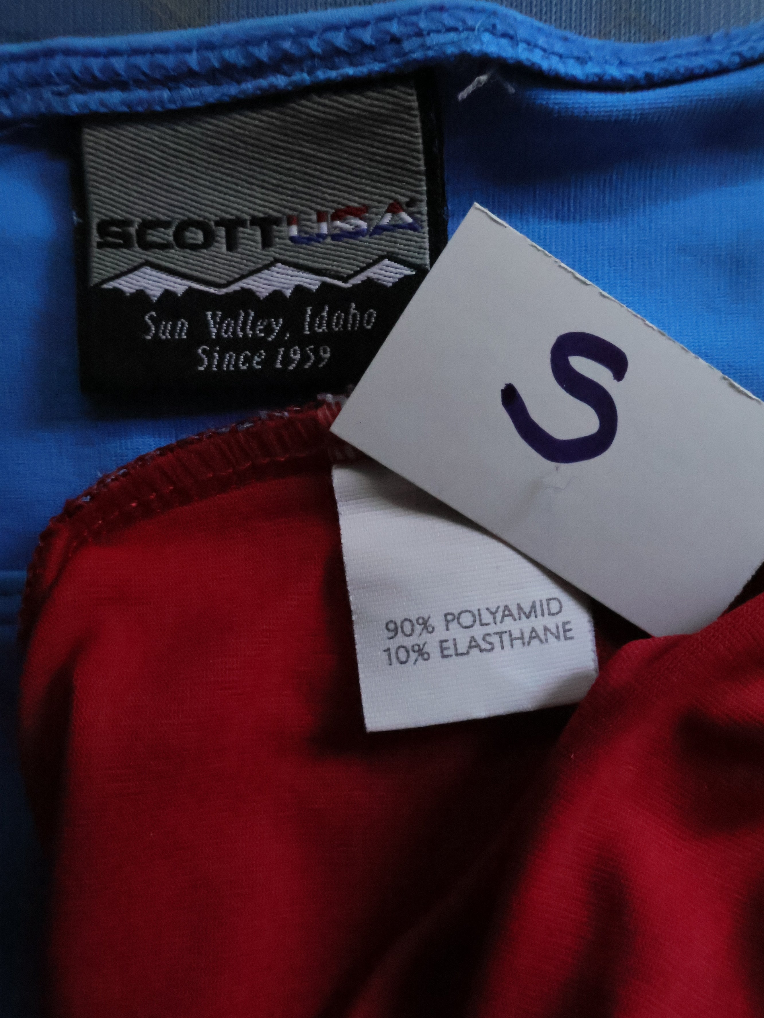 Eticheta marime si compozitie - Tricou SCOTT - S - Femei
