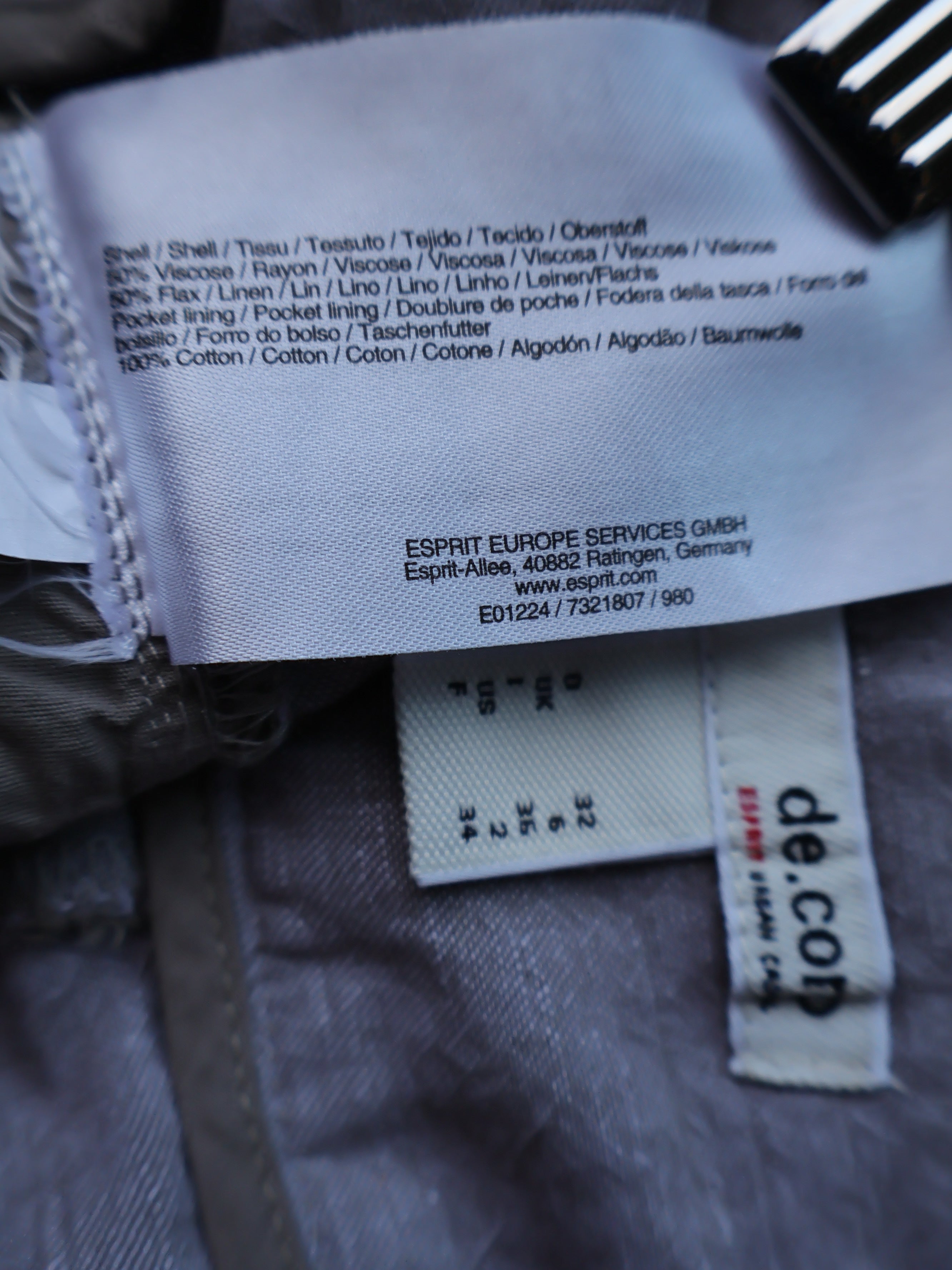 Eticheta marime si compozitie - Pantaloni scurti Premium - XS - Femei
