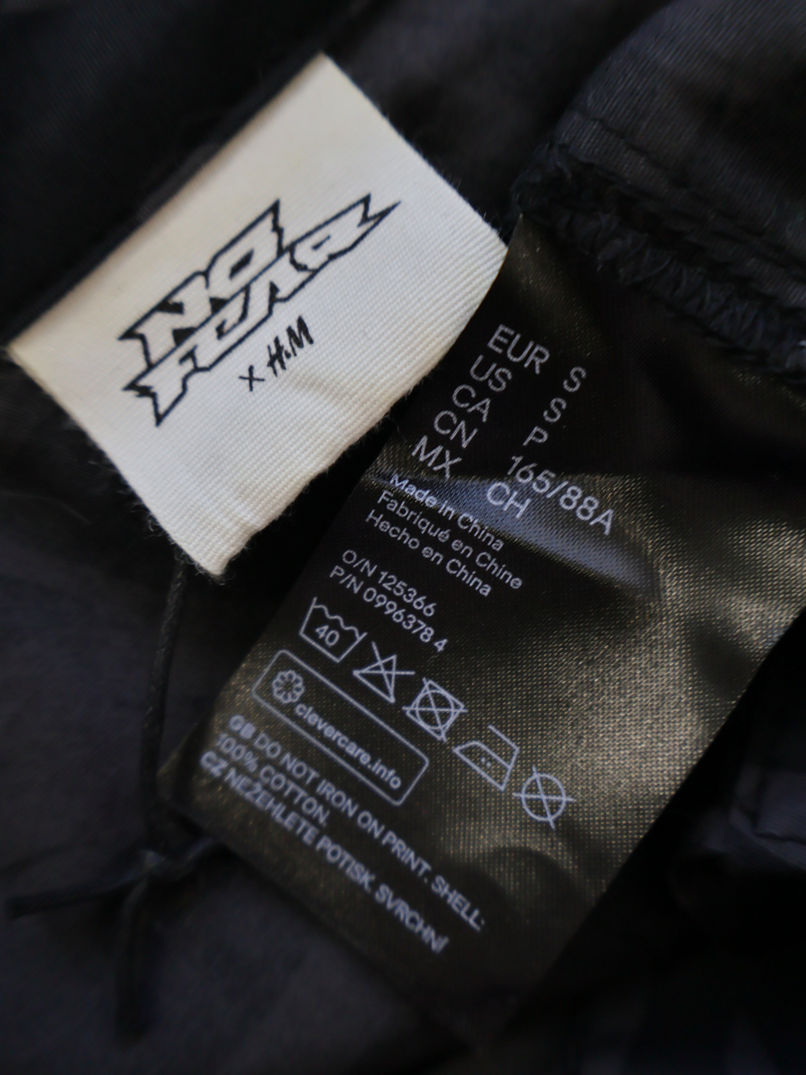 Eticheta marime si compozitie - Camasa H&M - S - Barbati