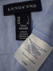 Eticheta marime si compozitie - Camasa Lands' End - XL - Barbati