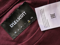Eticheta marime si compozitie - Tricou Lyle&Scott - XL - Barbati
