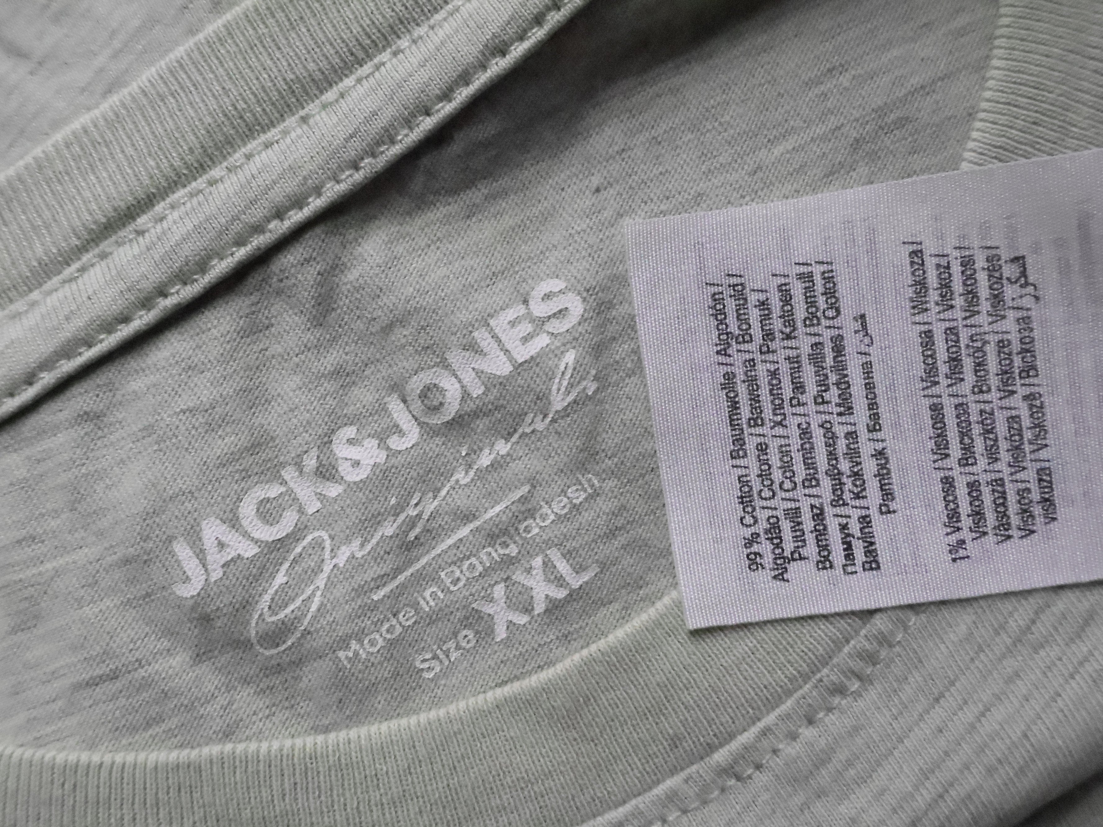 Eticheta marime si compozitie - Tricou Jack&Jones - XL - Barbati