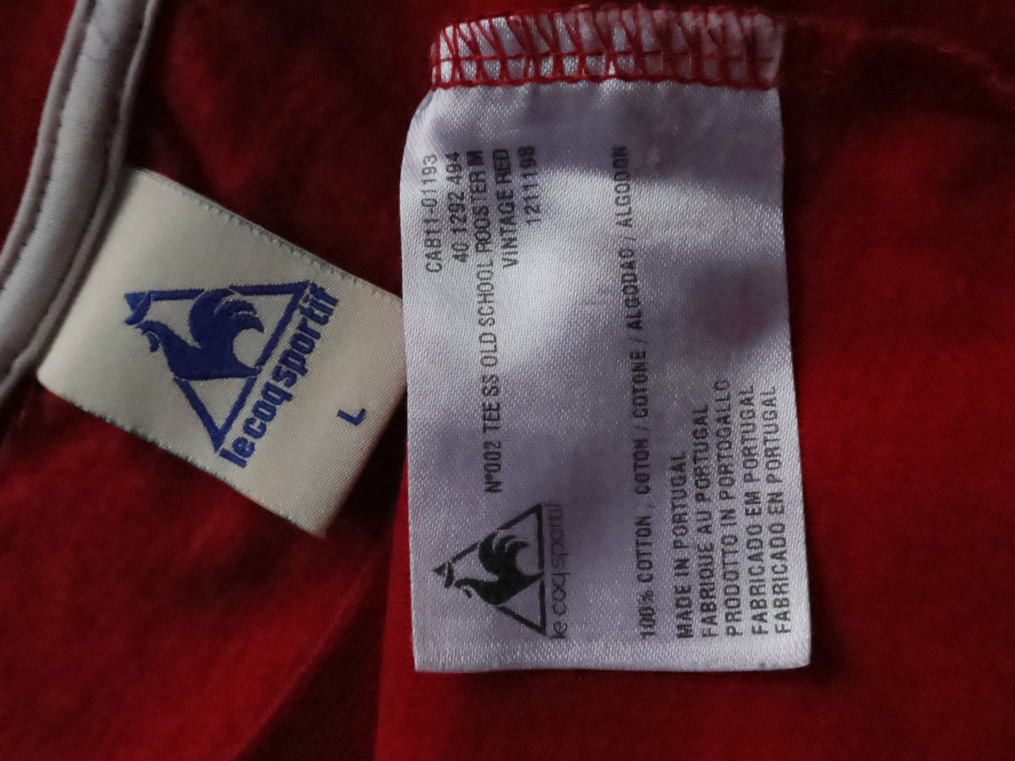 Eticheta marime si compozitie - Tricou Premium - L - Barbati