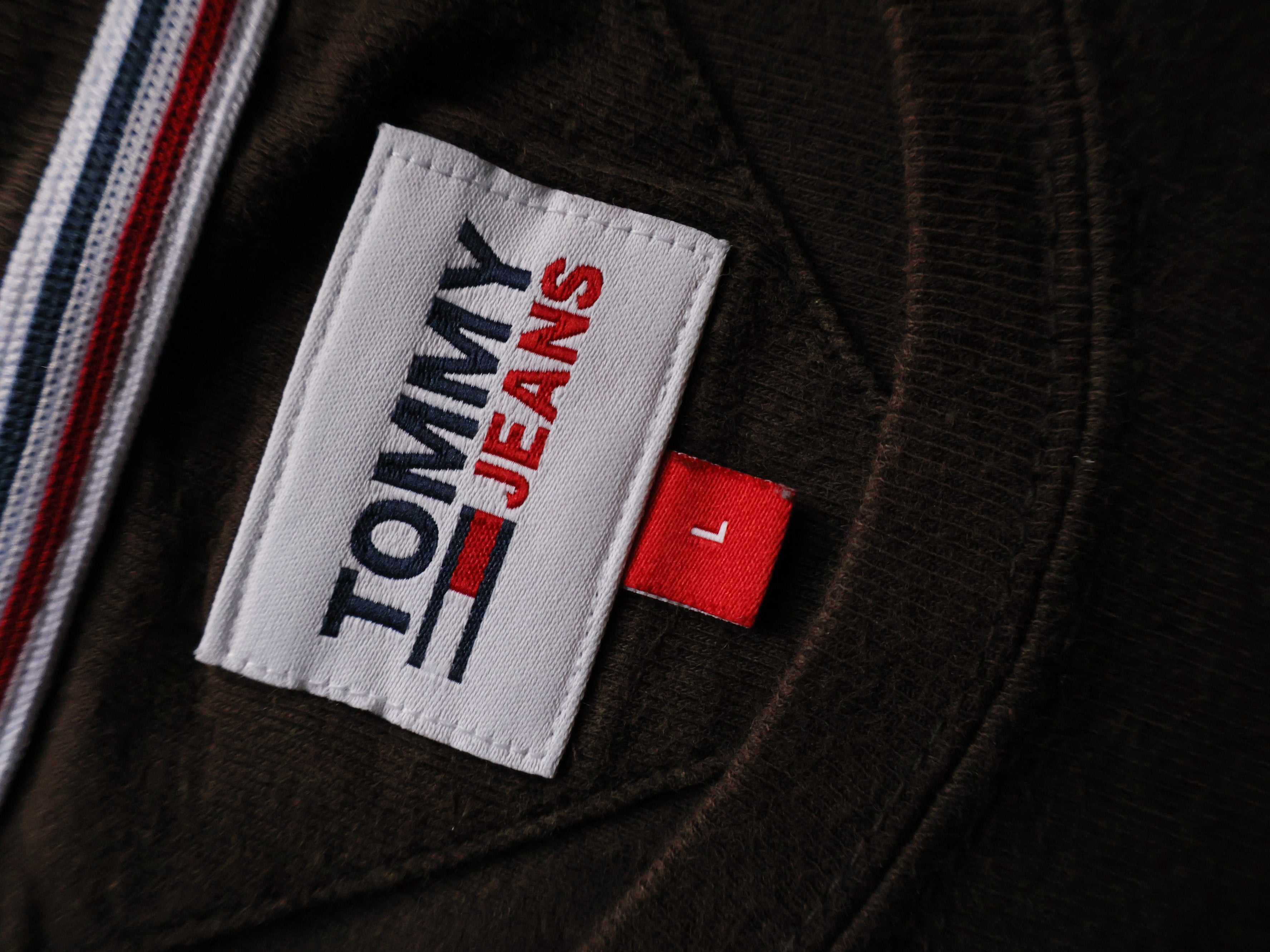 Eticheta marime si compozitie - Bluza Tommy Hilfiger - L - Barbati