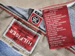 Eticheta marime si compozitie - Blugi Tommy Hilfiger - W36 - Barbati