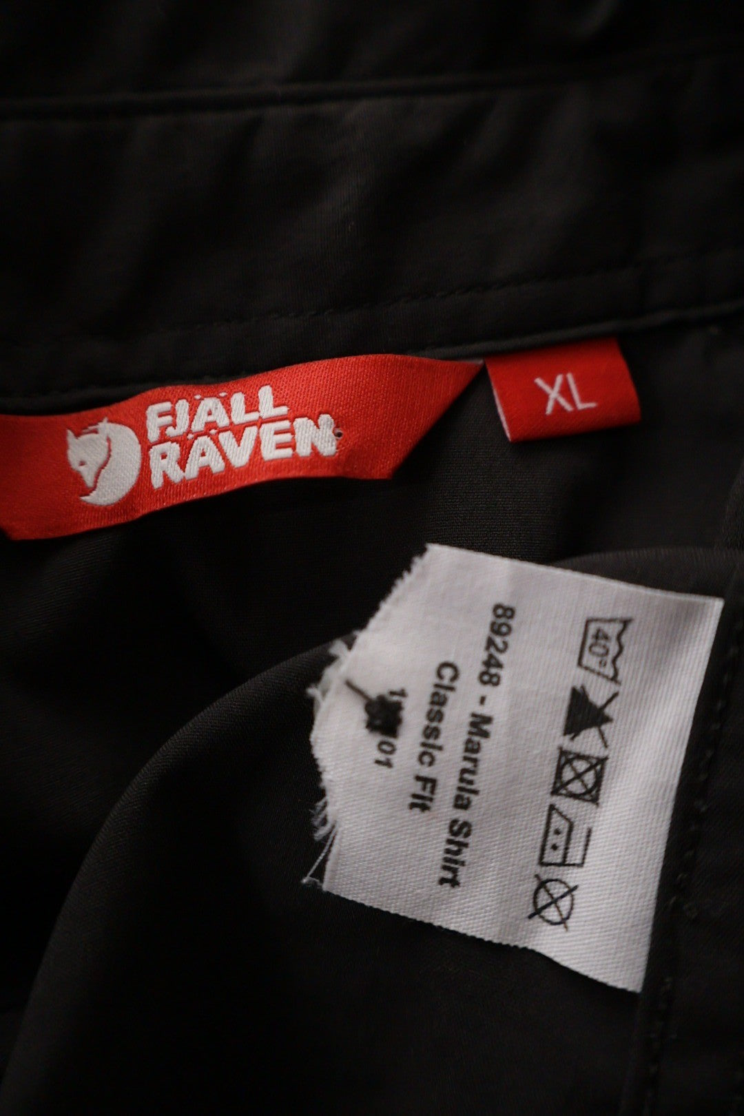Camasa Fjällräven gri mărime XL etichetă mărime și compoziție second-hand premium