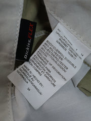 Eticheta marime si compozitie (rotita dreapta) - Pantaloni Dickies bej cu buzunare cargo – M – Bărbați