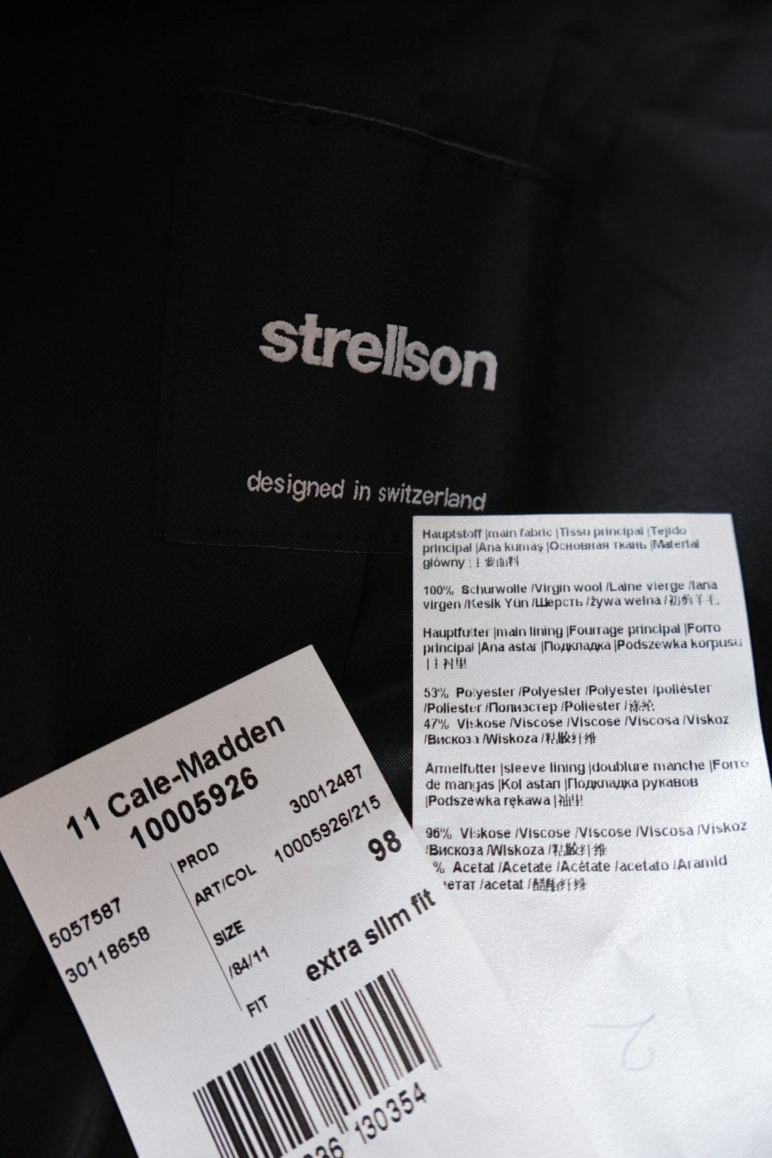 Strellson – sacou – etichetă – second-hand premium