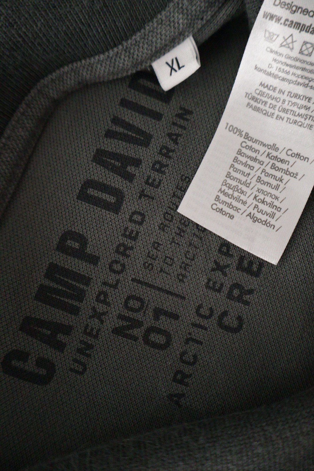 Camp David – tricou – etichetă – second-hand premium