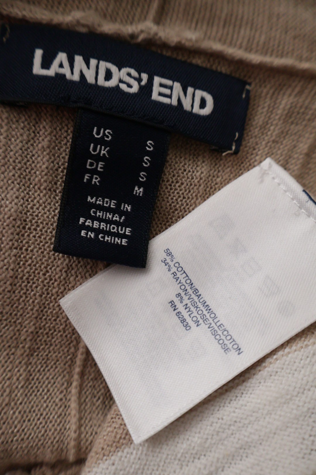 LANDS' END – bluză – etichetă – second-hand premium