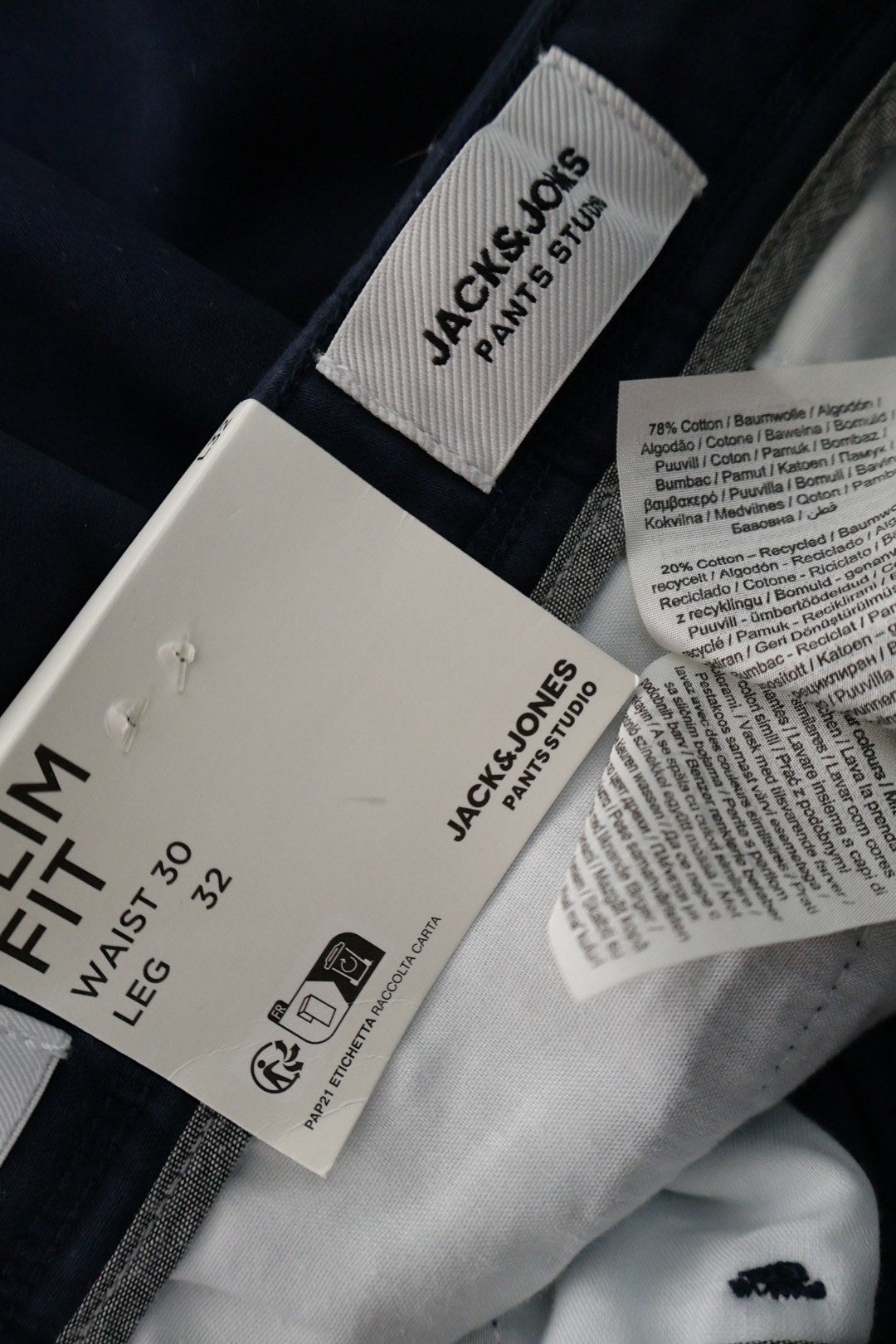 JACK&JONES – pantaloni – etichetă – second-hand premium