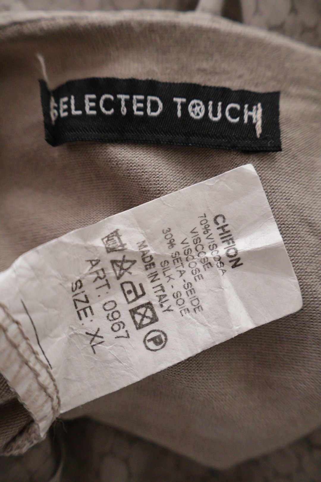 SELECTED TOUCH – bluză – etichetă – second-hand premium