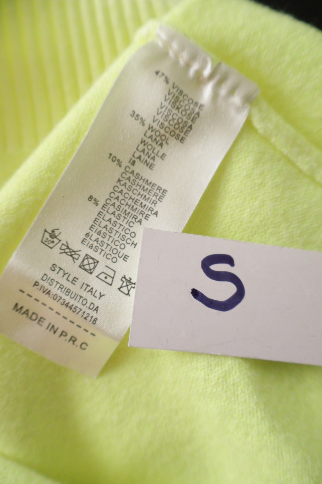 STYLE ITALY – pulover – etichetă – second-hand premium