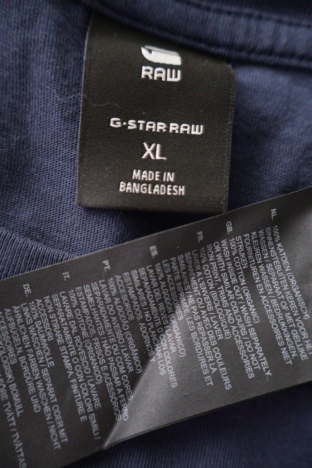 G-STAR RAW – tricou – etichetă – second-hand premium
