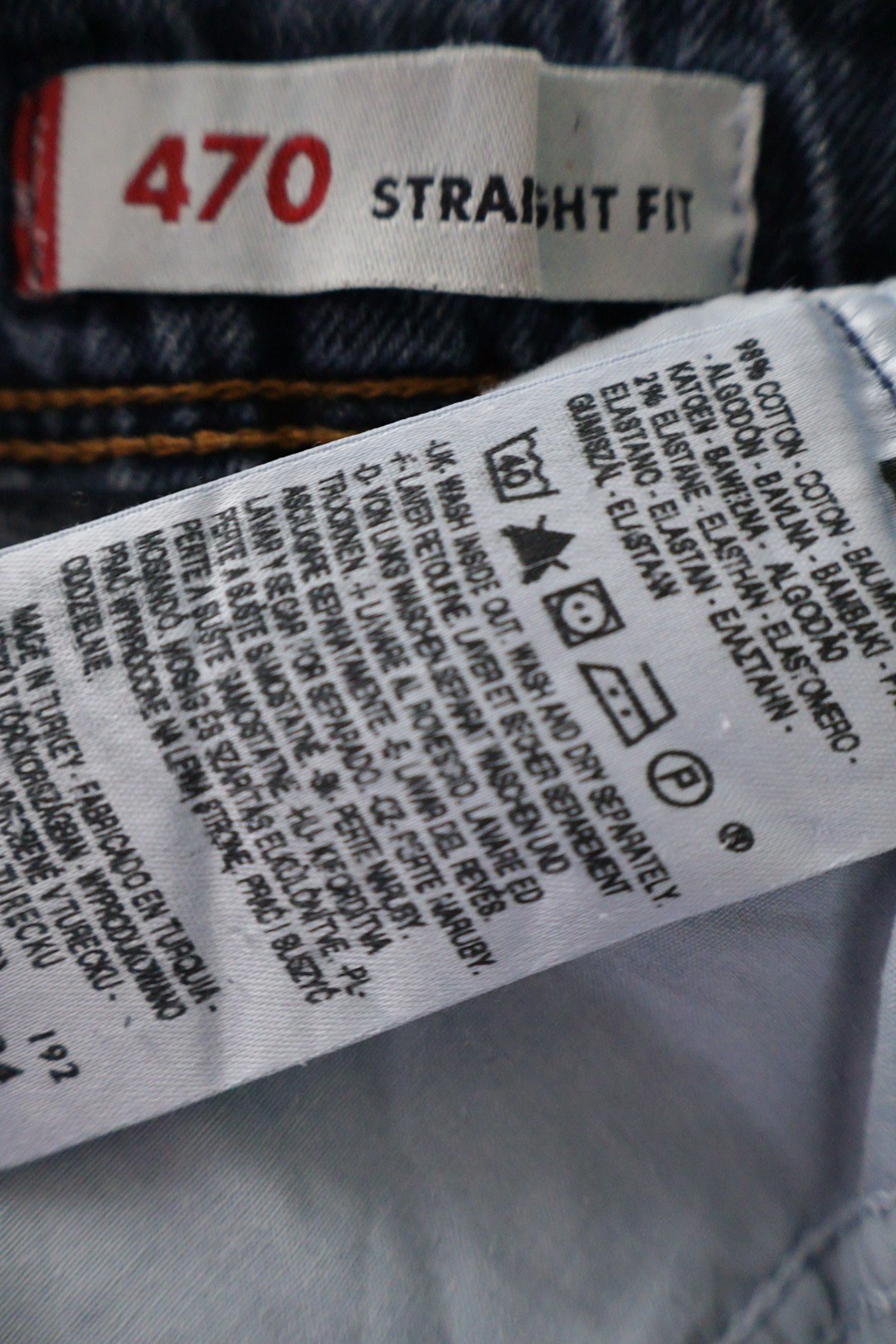 Levi's – blugi – etichetă – second-hand premium