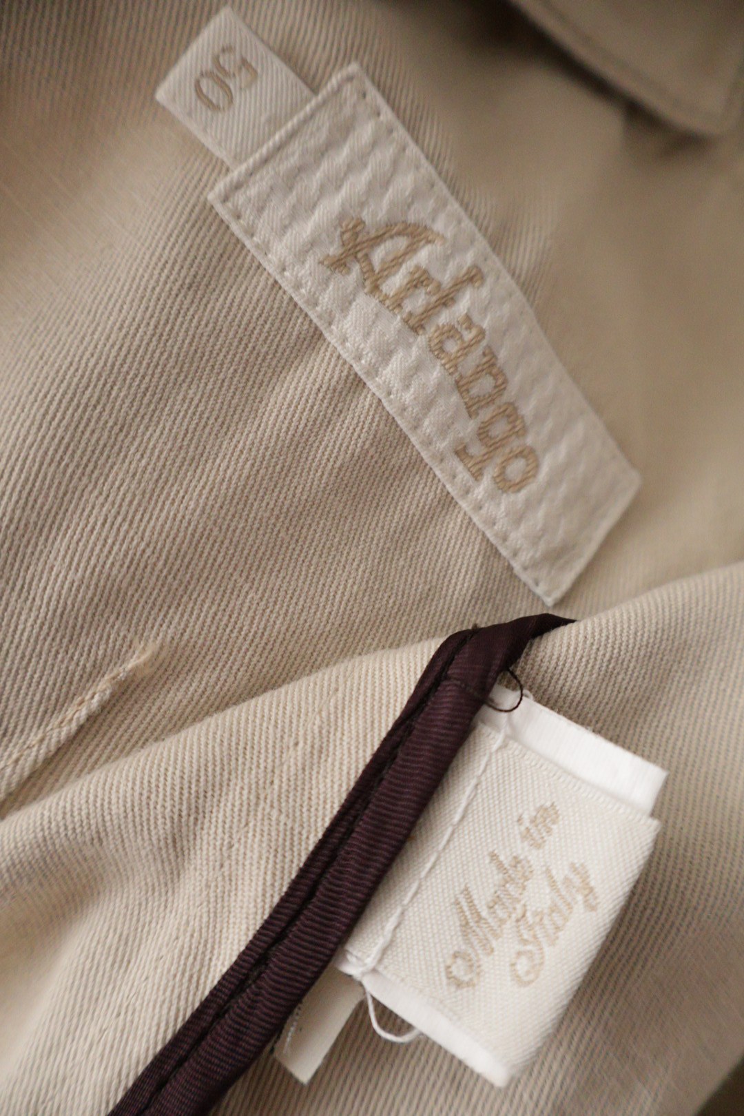Arlango – geacă – etichetă – second-hand premium