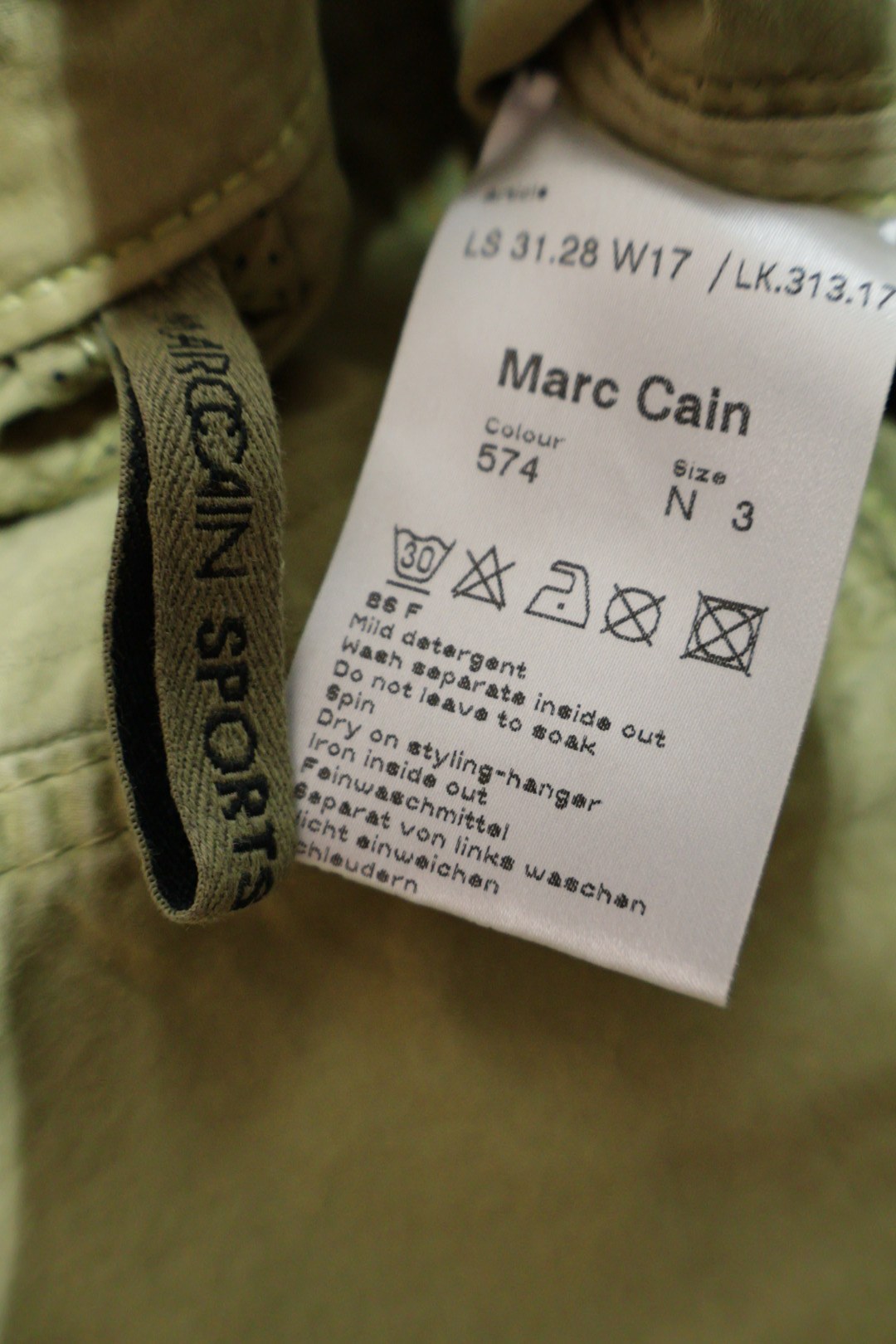 Marc Cain – sacou – etichetă – second-hand premium