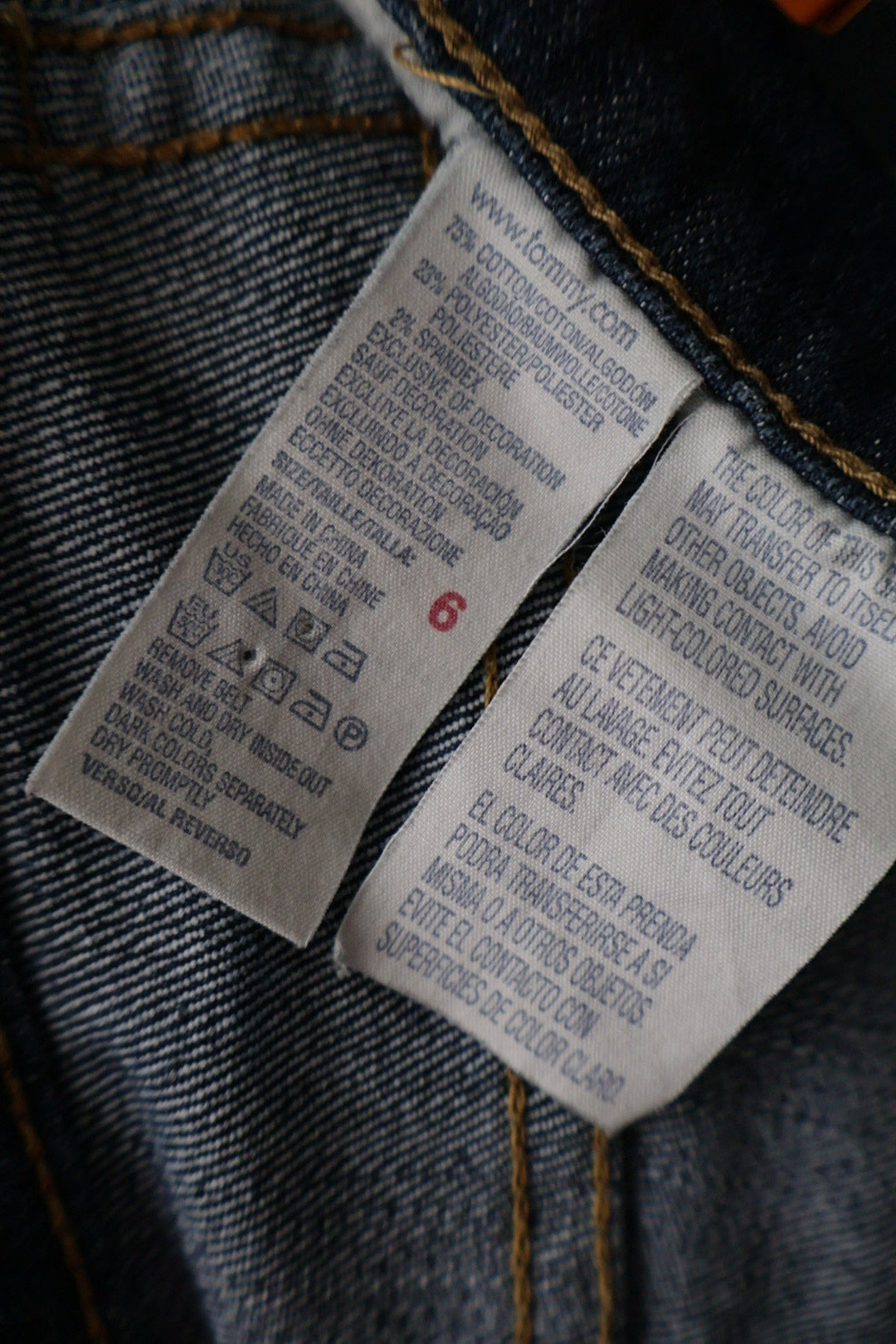Tommy Hilfiger – blugi 2/3 – etichetă – second-hand premium