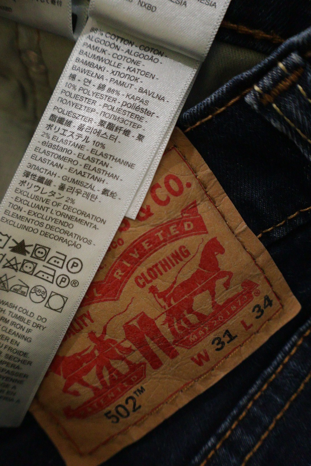 LEVI'S – blugi – etichetă – second-hand premium