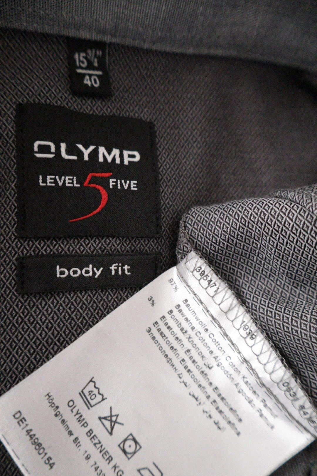 OLYMP – cămașă – etichetă – second-hand premium