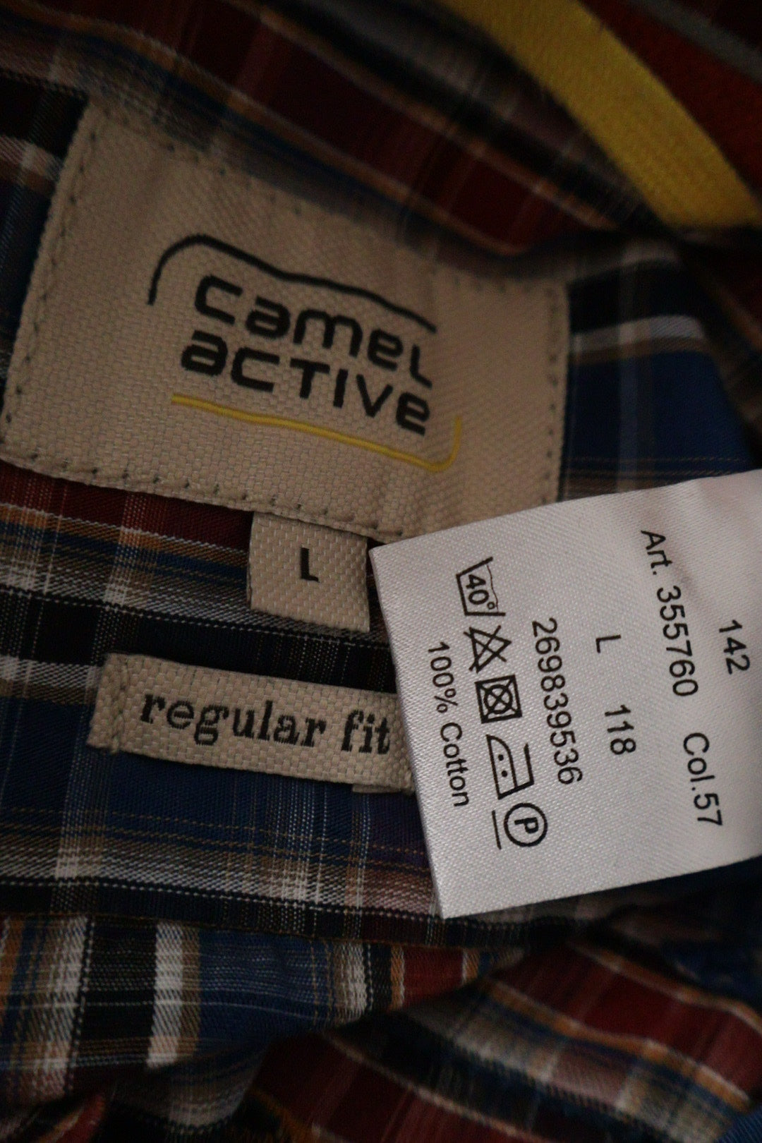Camel Active – cămașă – etichetă – second-hand premium