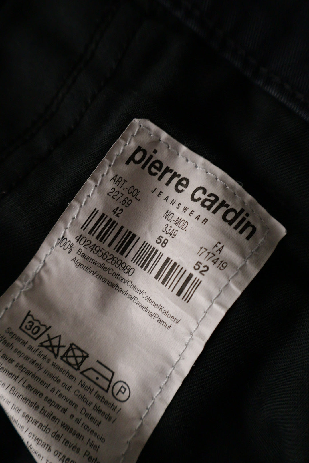 Pierre Cardin – pantaloni 2/3 – etichetă – second-hand premium