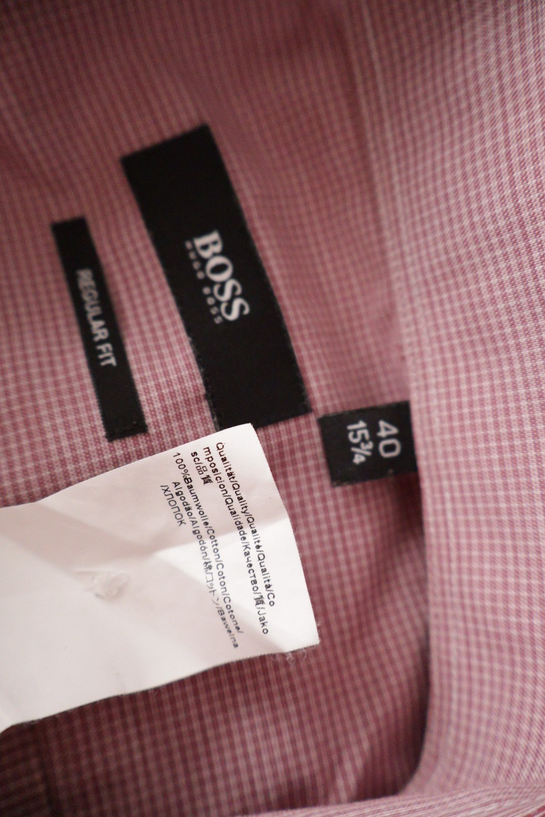 BOSS – cămașă – etichetă – second-hand premium