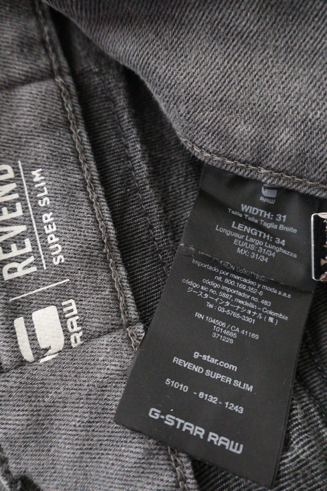 G-Star Raw – blugi – etichetă – second-hand premium