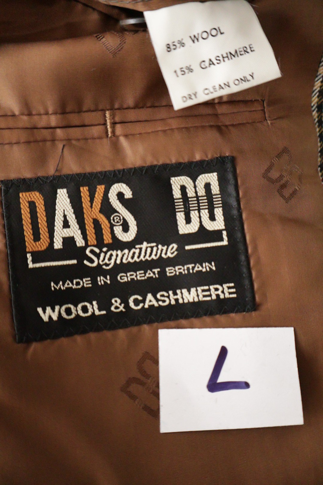 DAKS – sacou – etichetă – second-hand premium